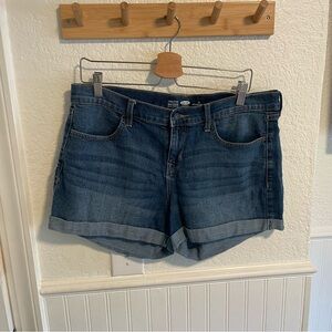 Old Navy Blue Jean Shorts semi-fitted